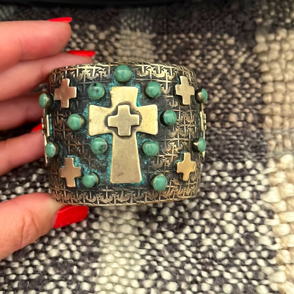 Cross Cuff Bracelet